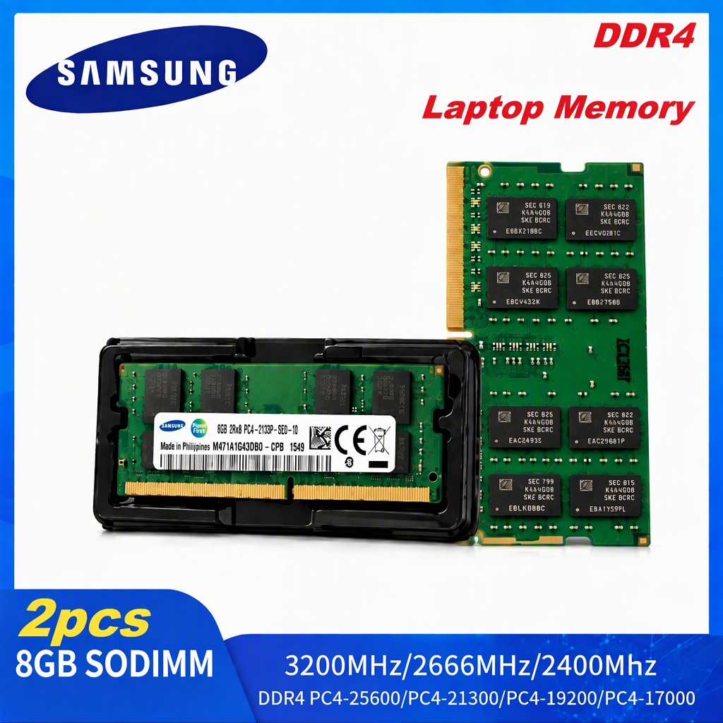 Ddr4 2400Mhz - Samsung laptop-RAM DDR4 8GB SODIMM 1,2V