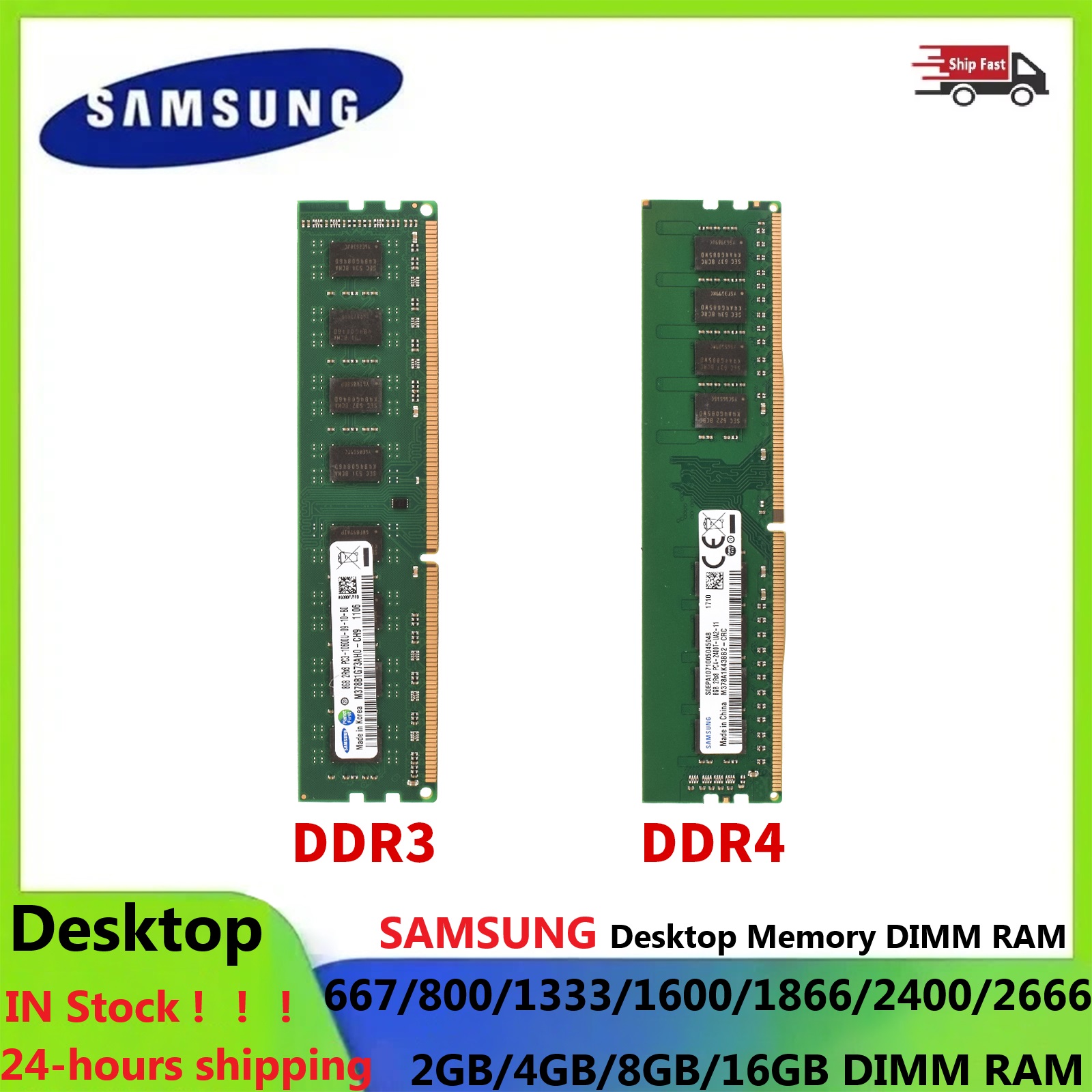 Ddr4 2400Mhz - SAMSUNG Desktop RAM DIMM Geheugen DDR3