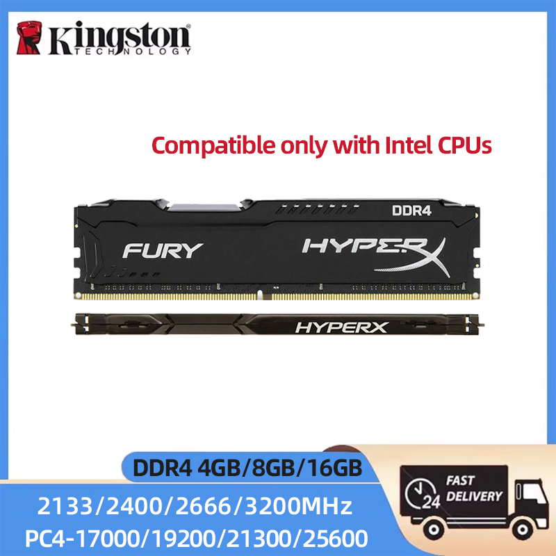 Ddr4 2400Mhz - HyperX Fury RAM DDR4 4GB 8GB