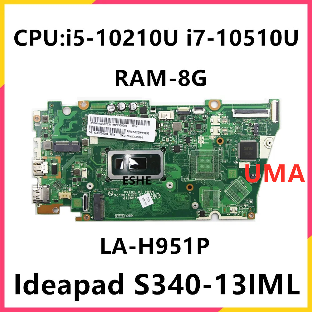 Ddr4 Laptop Ram - Voor Lenovo IdeaPad S340-13IML Laptop Moederbord