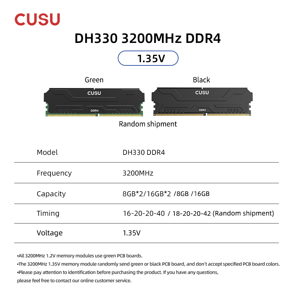 CUSU DDR4 3200MHz 3600MHz RAM- - Ddr4 3200Mhz recensie en prijs