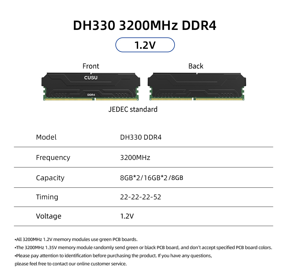 CUSU DDR4 3200MHz 3600MHz RAM- - Ddr4 3200Mhz recensie en prijs
