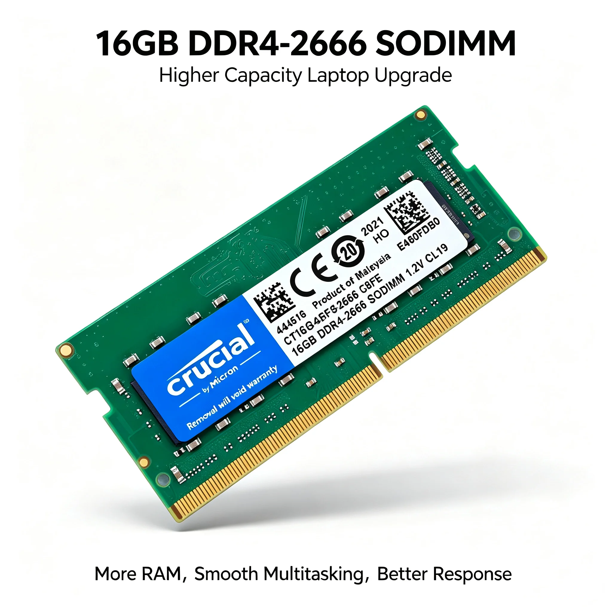 Crucial 1PCS/2PCS DDR4 Laptop  - Ddr4 2400Mhz recensie en prijs