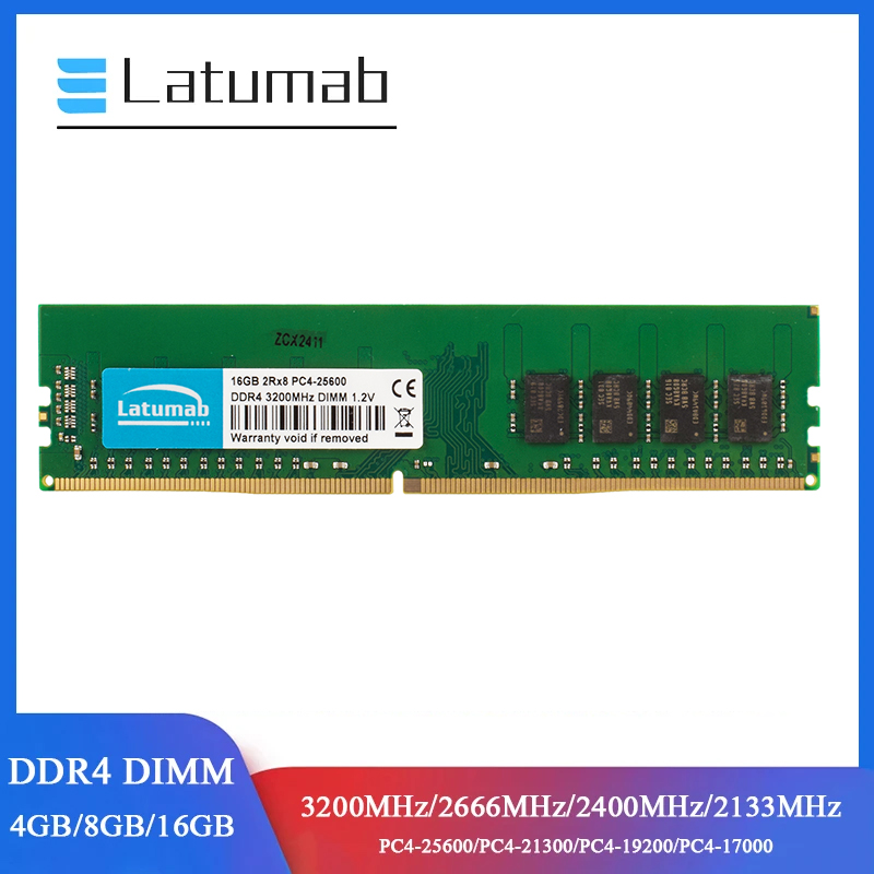 Latumab RAM DDR4 Desktop Memor - Ddr4 2400Mhz recensie en prijs