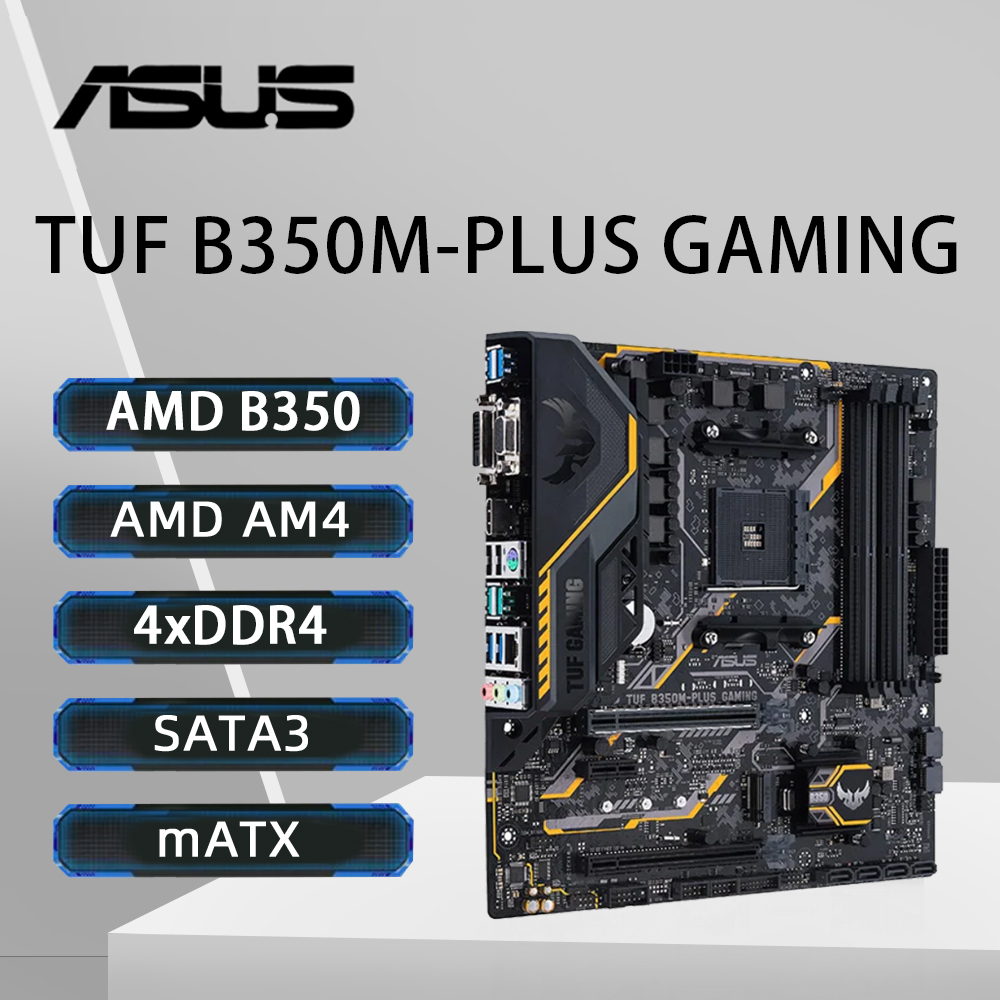 ASUS TUF B350M-PLUS gaming moe - Ddr4 3200Mhz recensie en prijs