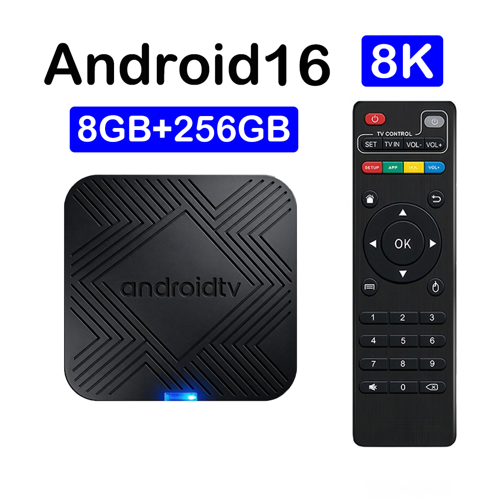 Smart TV Box T9 8K Android 16  - Ddr3 8Gb recensie en prijs