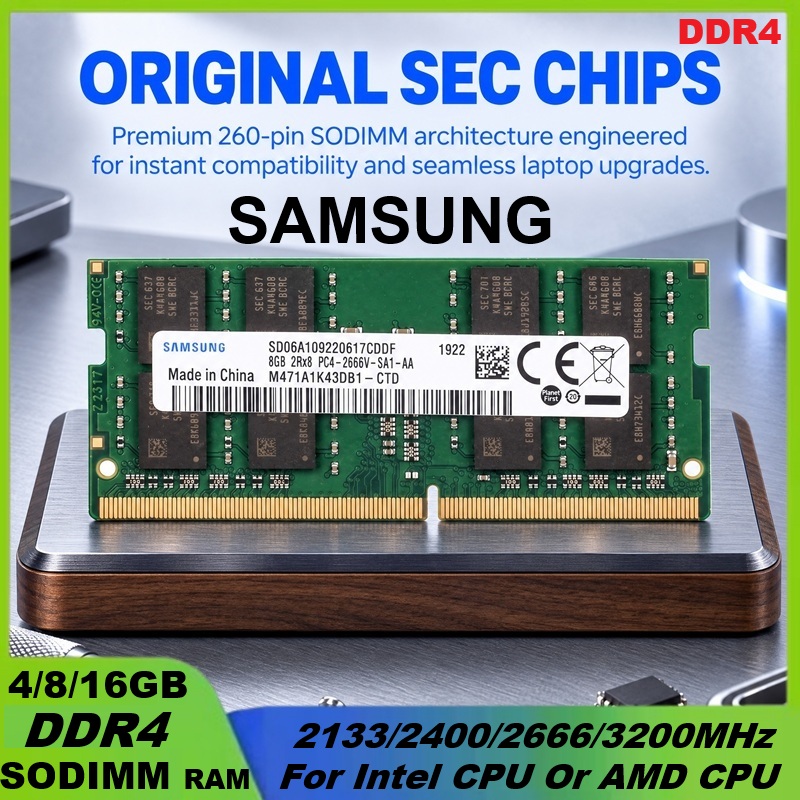 SAMSUNG DDR4 RAM 16GB 32GB 4GB - Ddr4 2400Mhz recensie en prijs