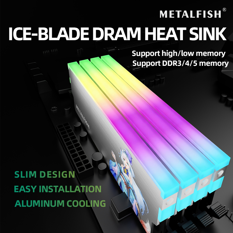 METALFISH DRAM Heatsink 5V-3PI - Ddr3 8Gb recensie en prijs